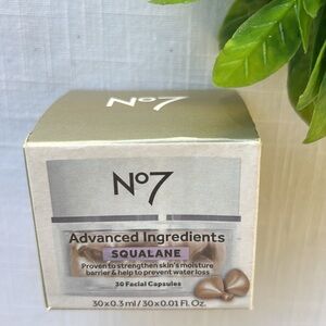 No 7 Squalane Facial Capsules NWOT